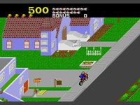 une photo d'Ã©cran de Paperboy sur Sega Megadrive